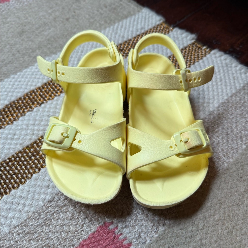 Birkenstock Kids Rio Yellow Sandals